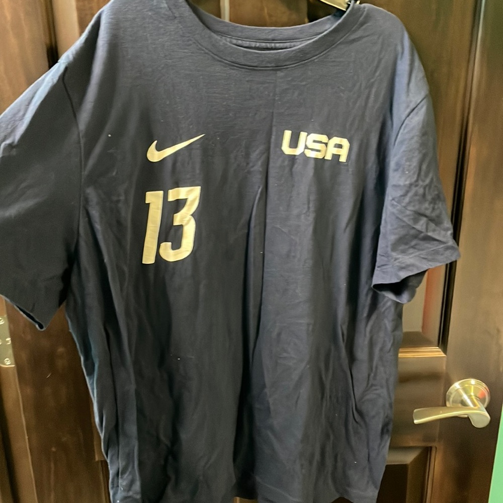 Navy blue Nike soccer shirt!